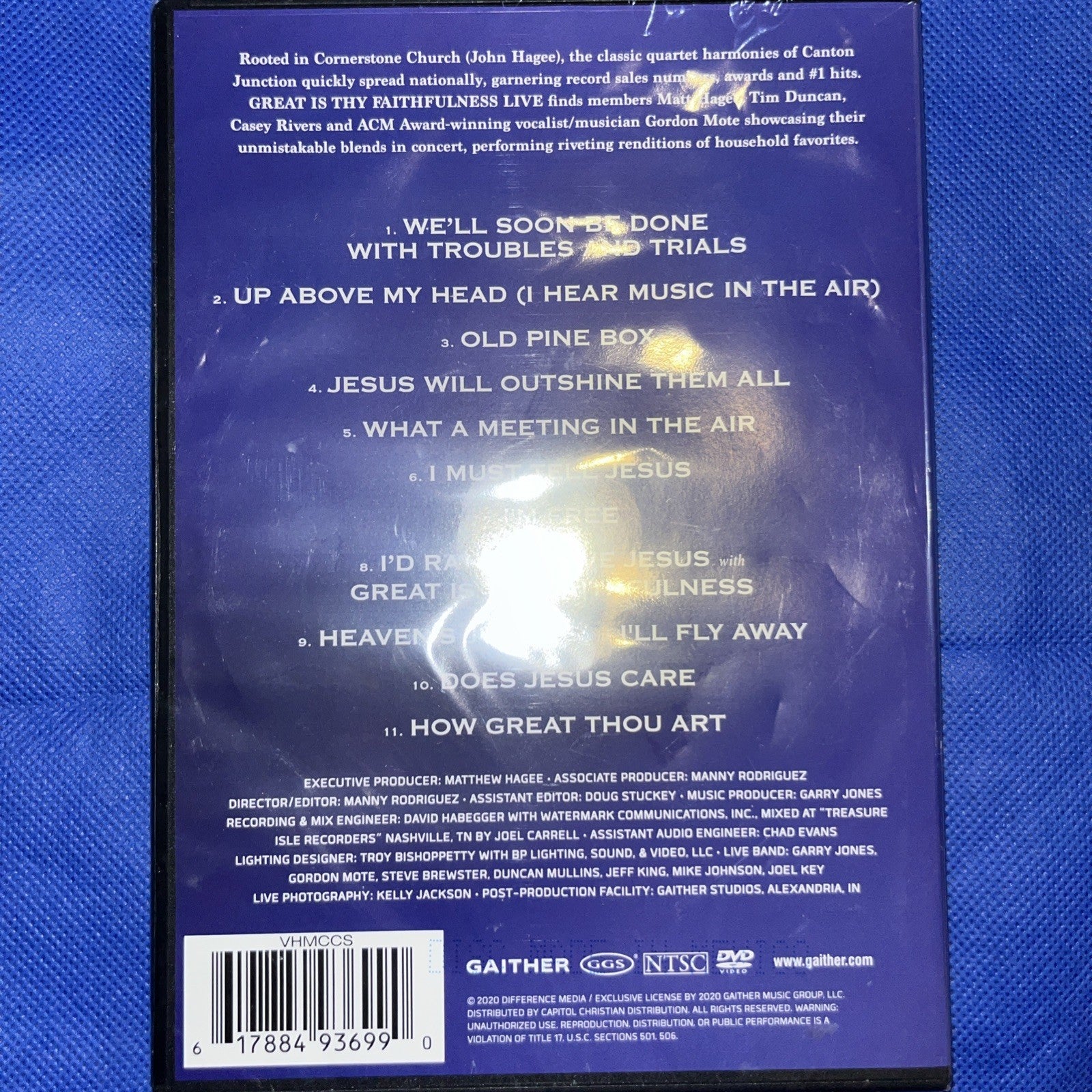 Great Is Thy Faithfulness Live (DVD) Sealed
