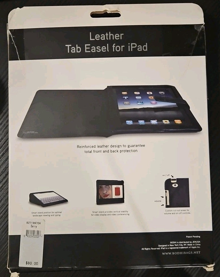 Bodhi Tech Collection Leather Tab Easel For iPad