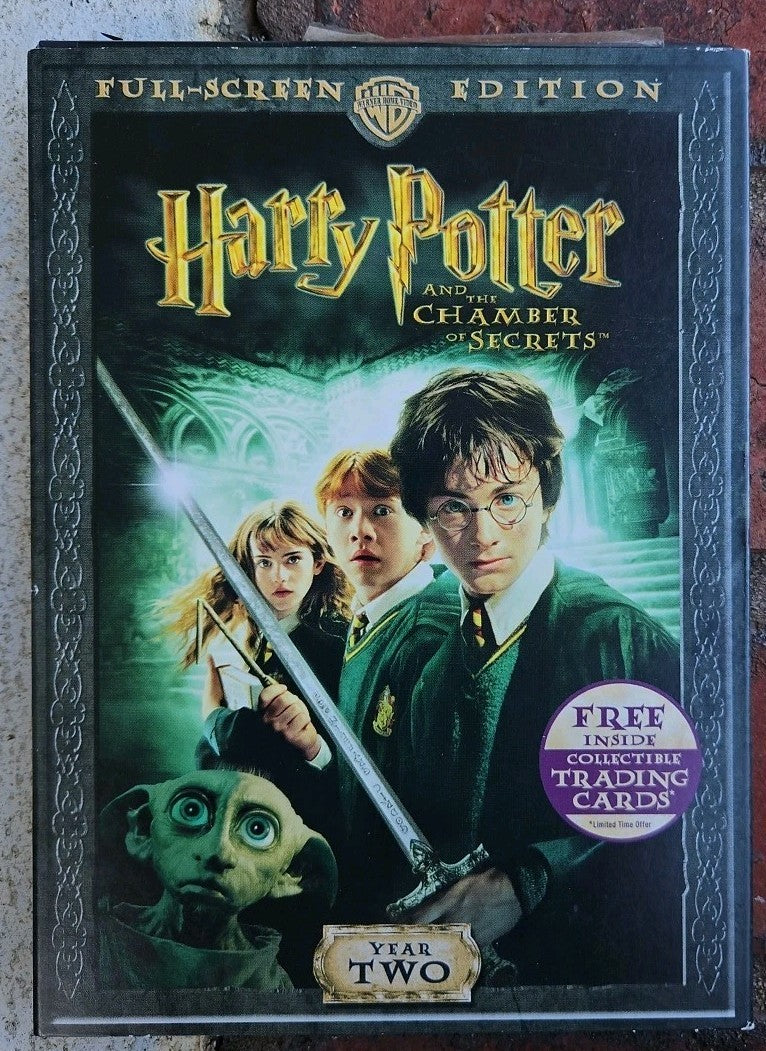 Harry Potter & the Chamber of Secrets (DVD) No Trading Cards. Single Disc Tested