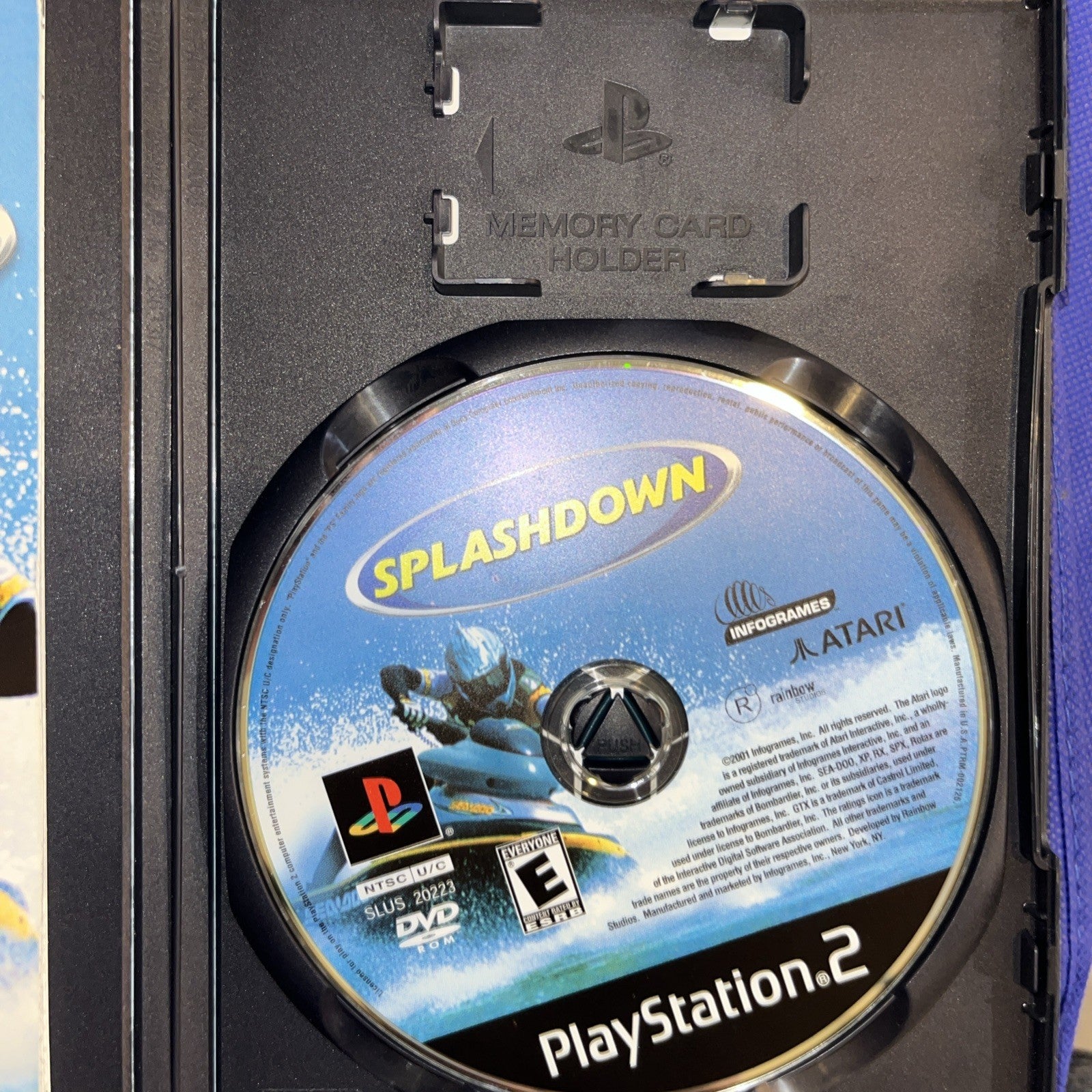 Splashdown (PS2) Mint. Original Case + Manual +  Tested