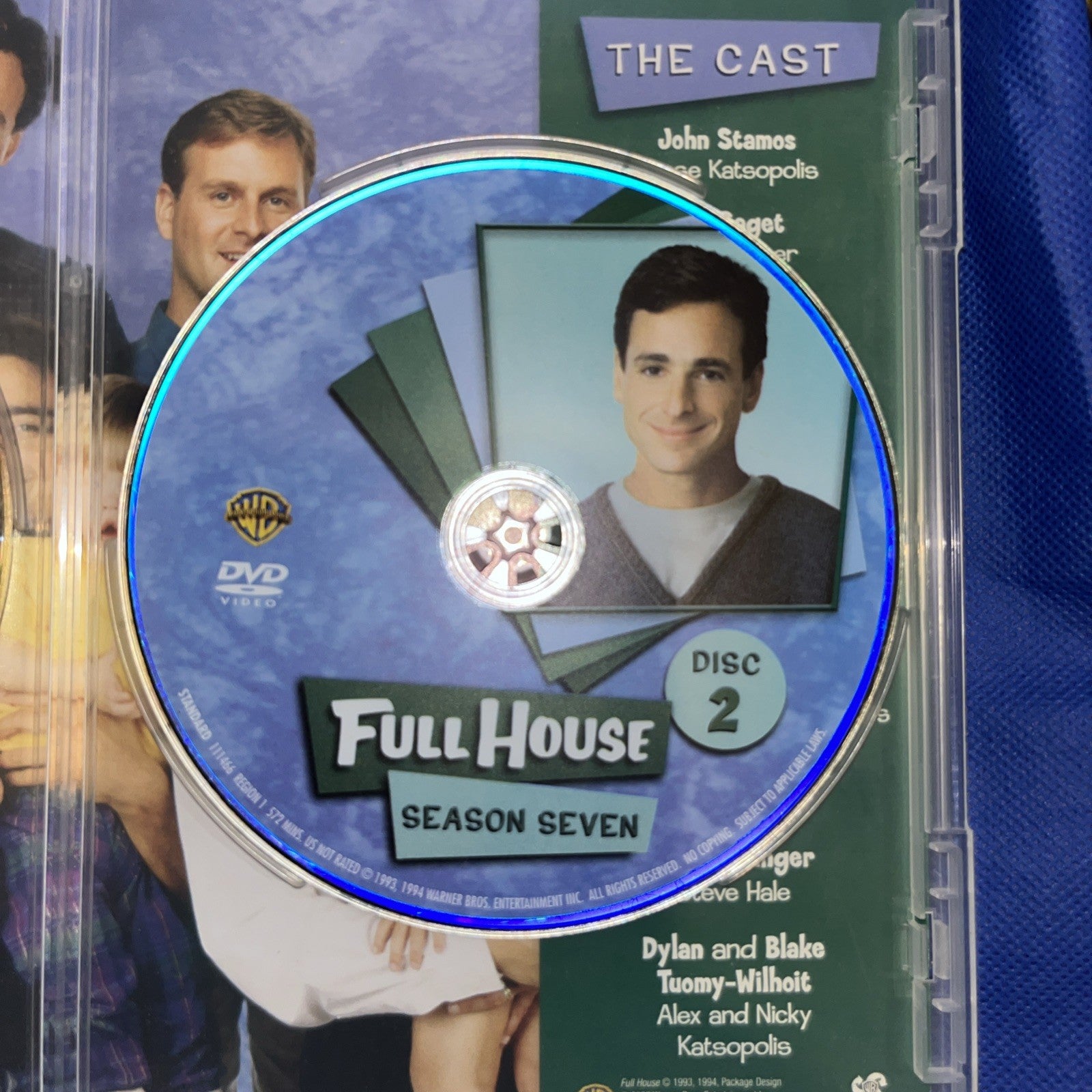 Full House: the Complete Seventh Season (DVD, 1993) Missing Outer Cover