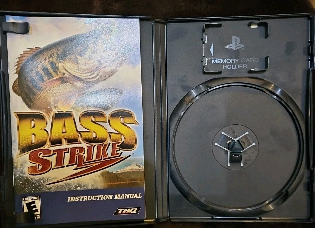 BASS Strike (Sony PlayStation 2, 2001) No Game. Case + Artwork + Mqnual ONLY