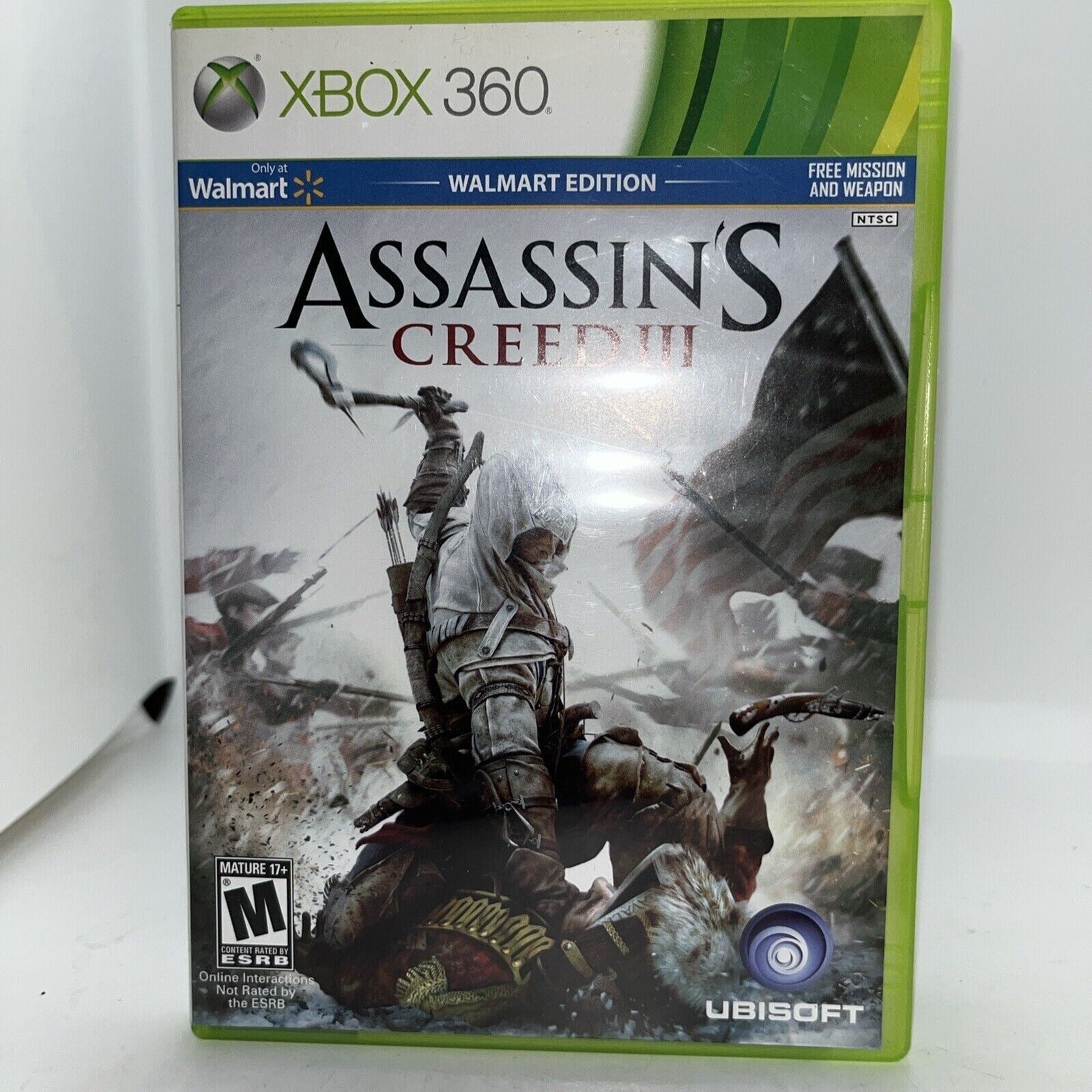 Assassin's Creed III 3 Walmart Edition (Microsoft Xbox 360, 2012) Complete