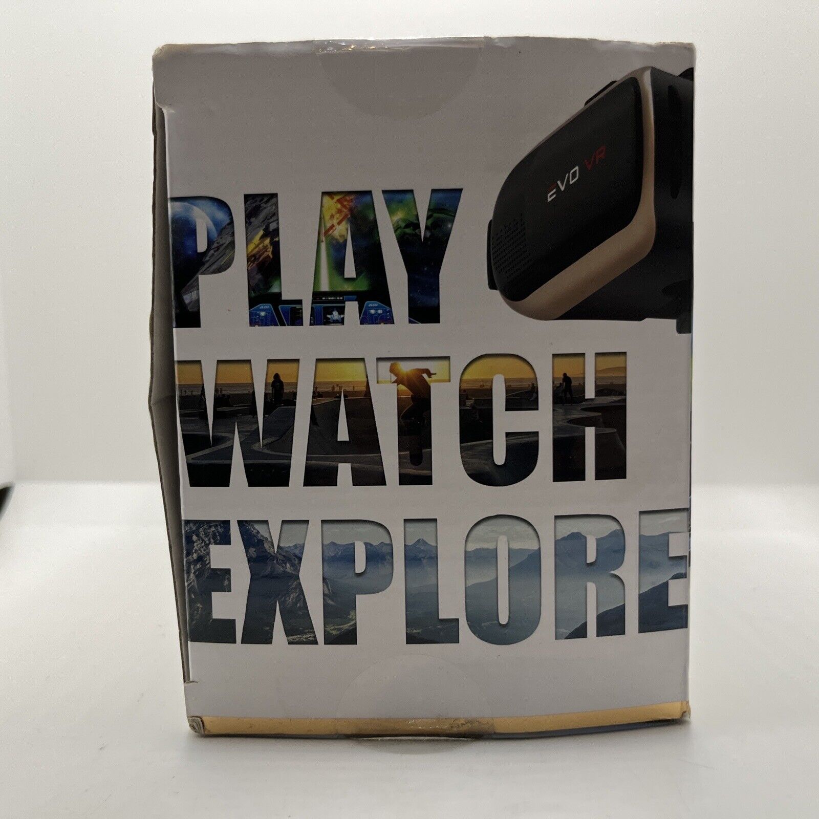 EVO VR - Virtual Reality Headset for All Smartphones - IOS & Android - Black