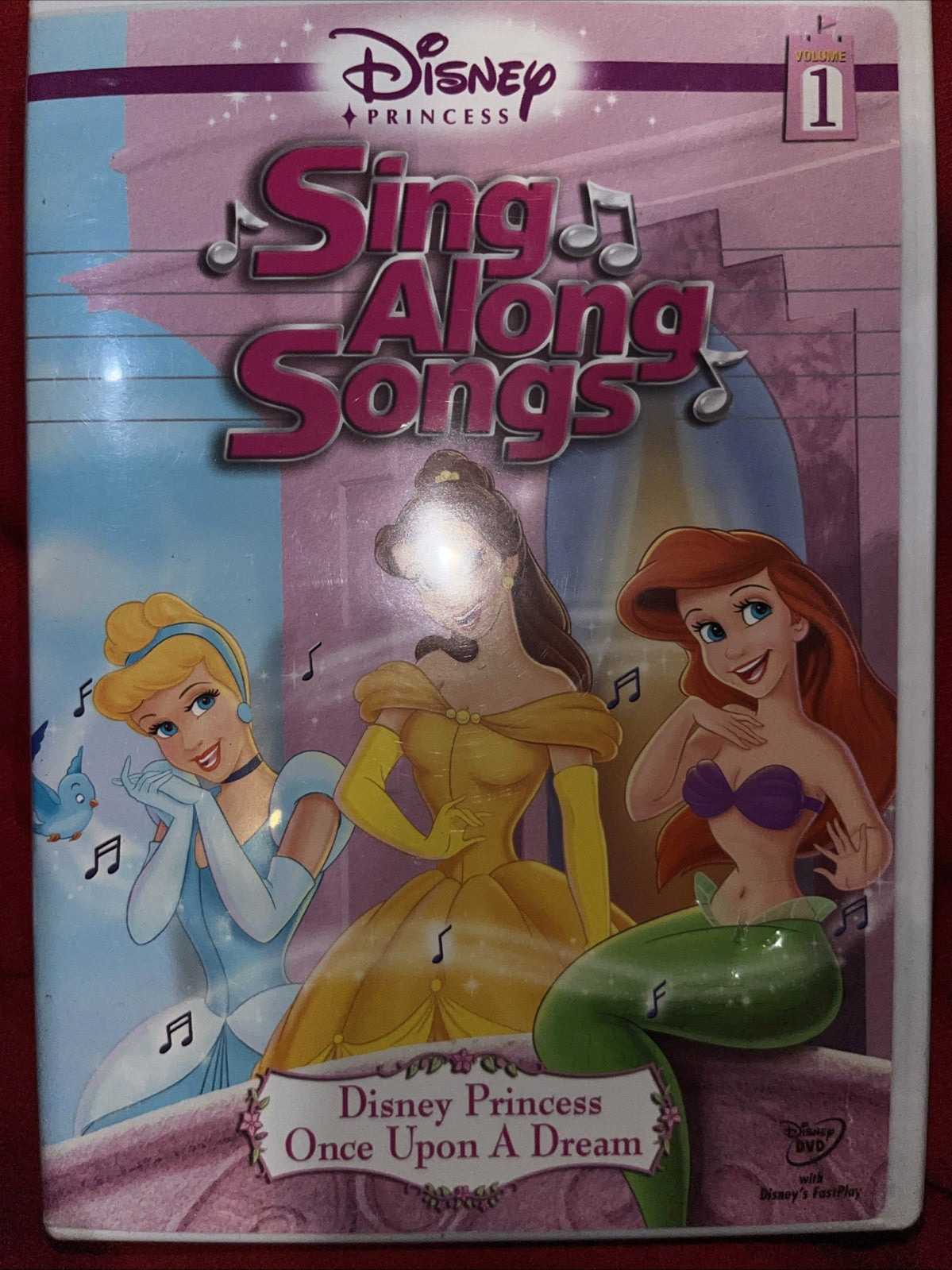 Disney Princess Sing Along Songs - Vol. 1: Once Upon a Dream (DVD, 2004) New