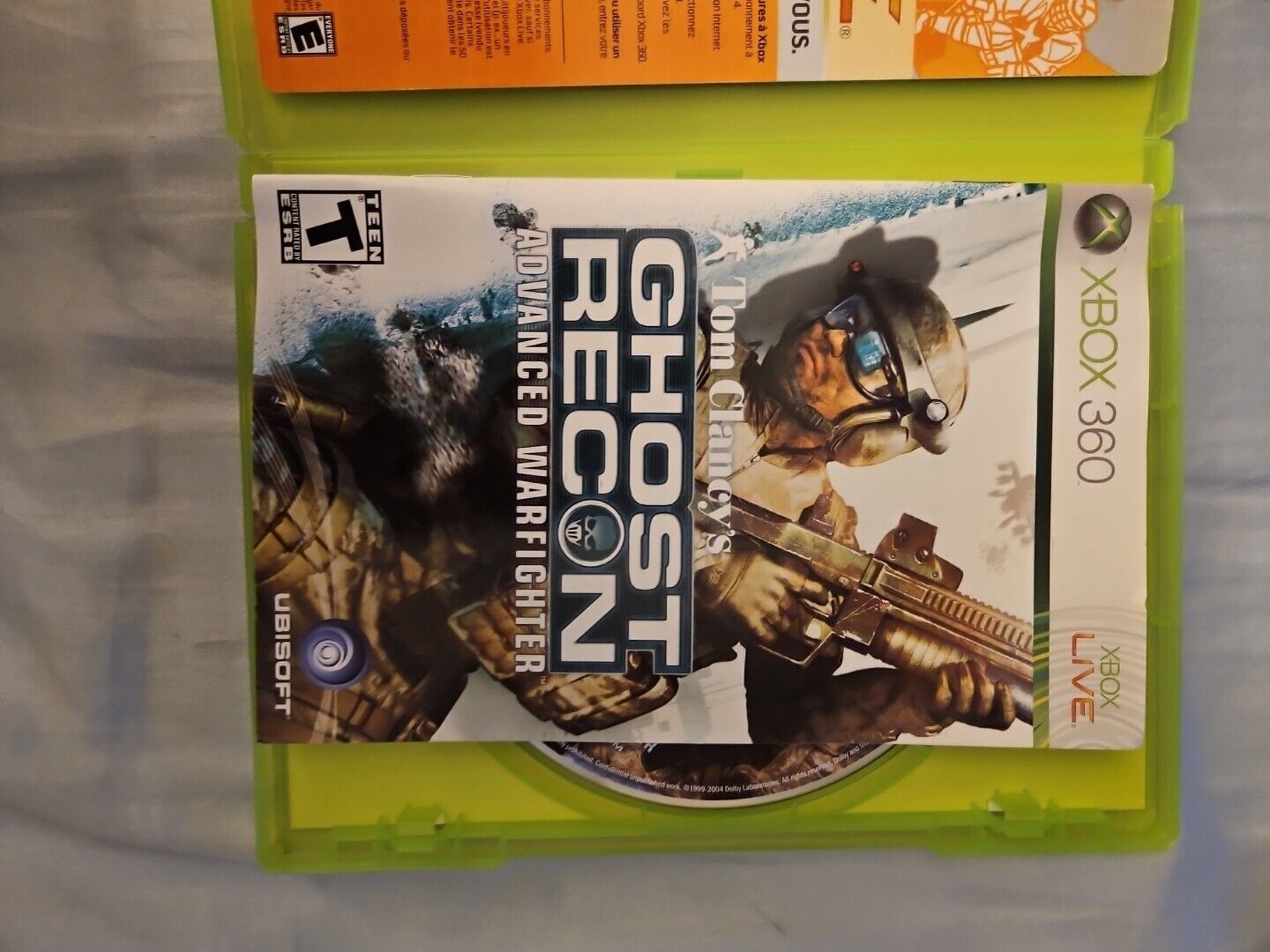 Tom Clancy's Ghost Recon: Advanced Warfighter (Xbox 360) CIB New Case + Manual