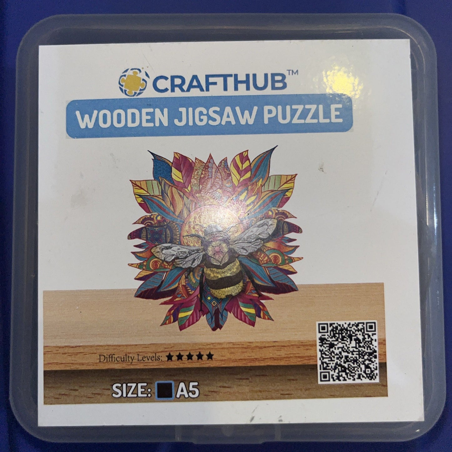 Crafthub wooden Jigsaw puzzle Bee 125 pieces