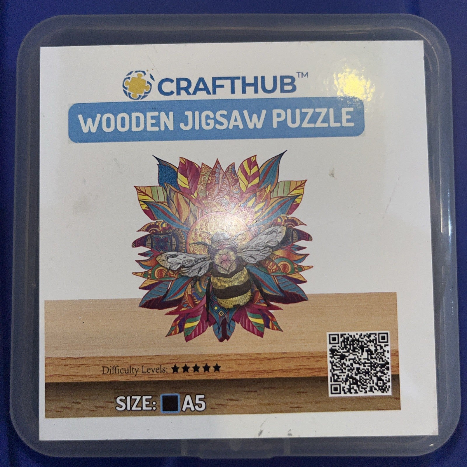 Crafthub wooden Jigsaw puzzle Bee 125 pieces