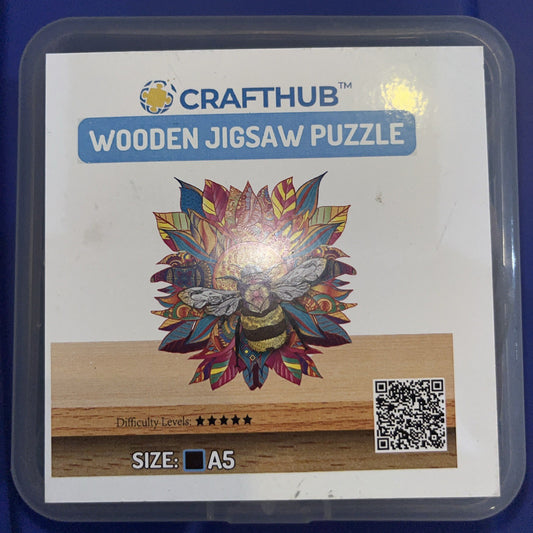 Crafthub wooden Jigsaw puzzle Bee 125 pieces