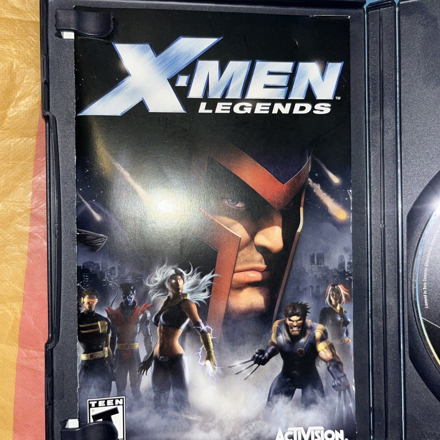 X-Men Legends (Sony PlayStation 2, 2004) Tested. Manual. New Case