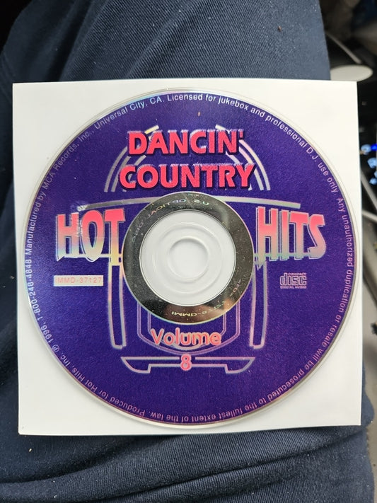 Dancin' Country Hot Hits Volume 8 (CD) Disc Only
