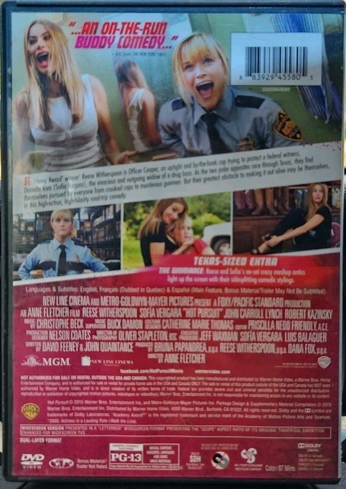 Hot Pursuit (DVD, 2015) New Sealed