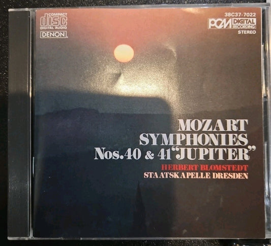 Mozart Symphonies 40&41 By Blomstedt. Made In Japan