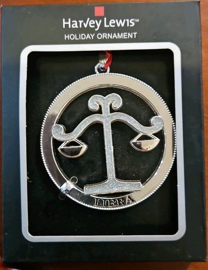 Harvey Lewis Holiday Ornament (Libra)