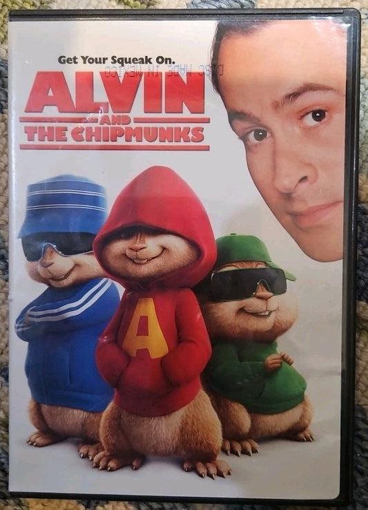 Alvin & the Chipmunks + Squeakquel (2- DVDs)  Tested. New Cases. Resealed