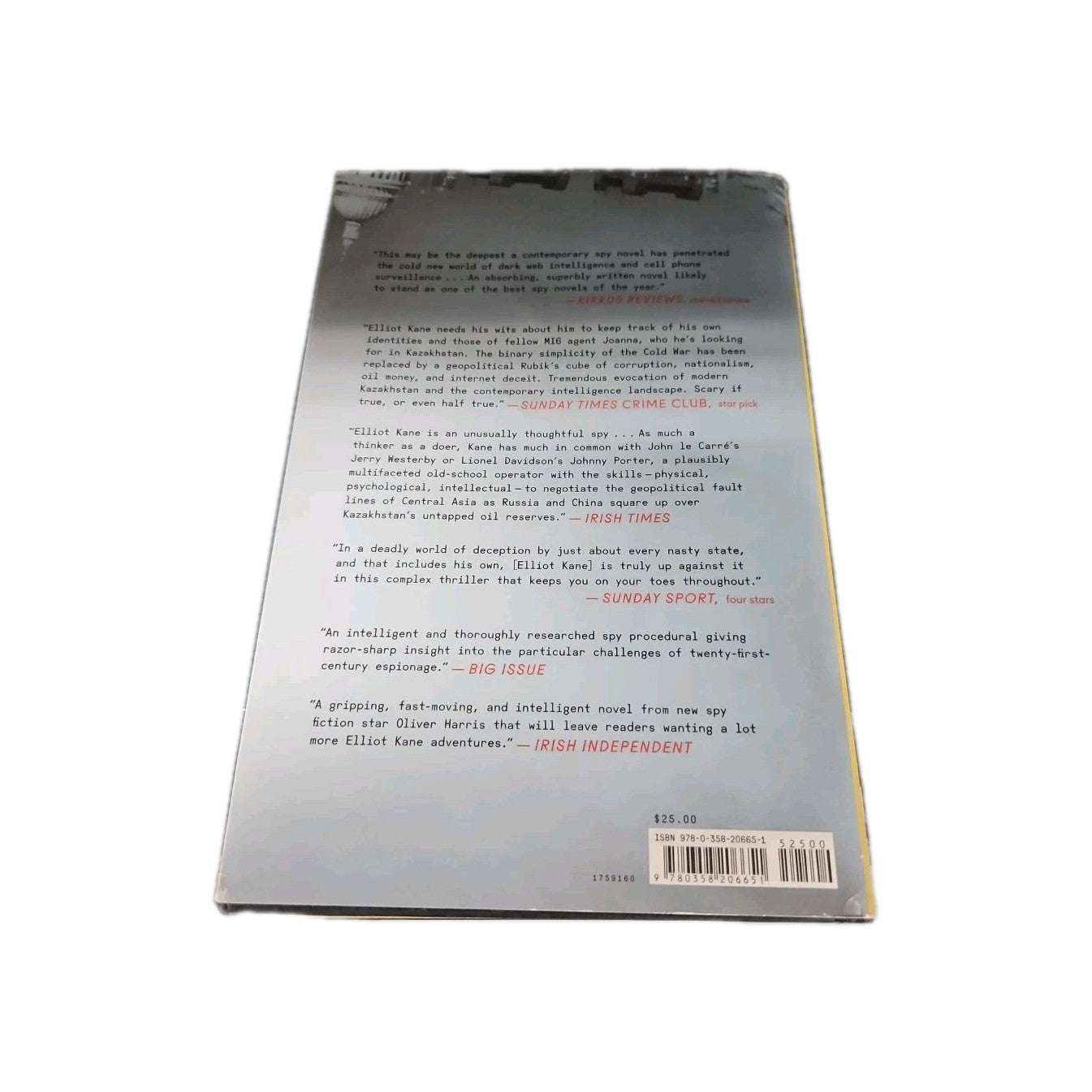 Shadow Intelligence by Oliver Harris (2020, Hardcover)
