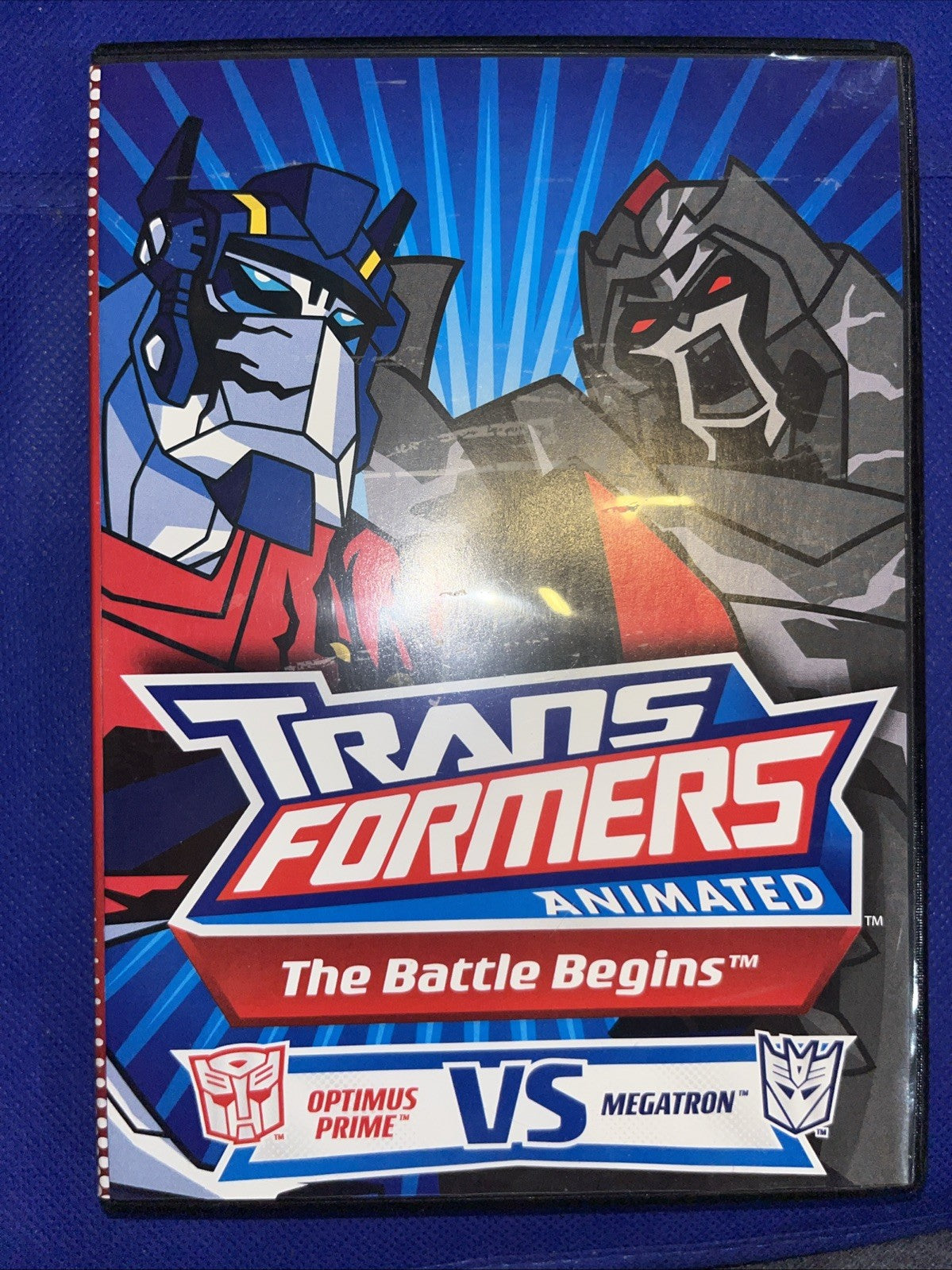 Transformers Animated The Battle Begins Optimus Vs Megatron (DVD)