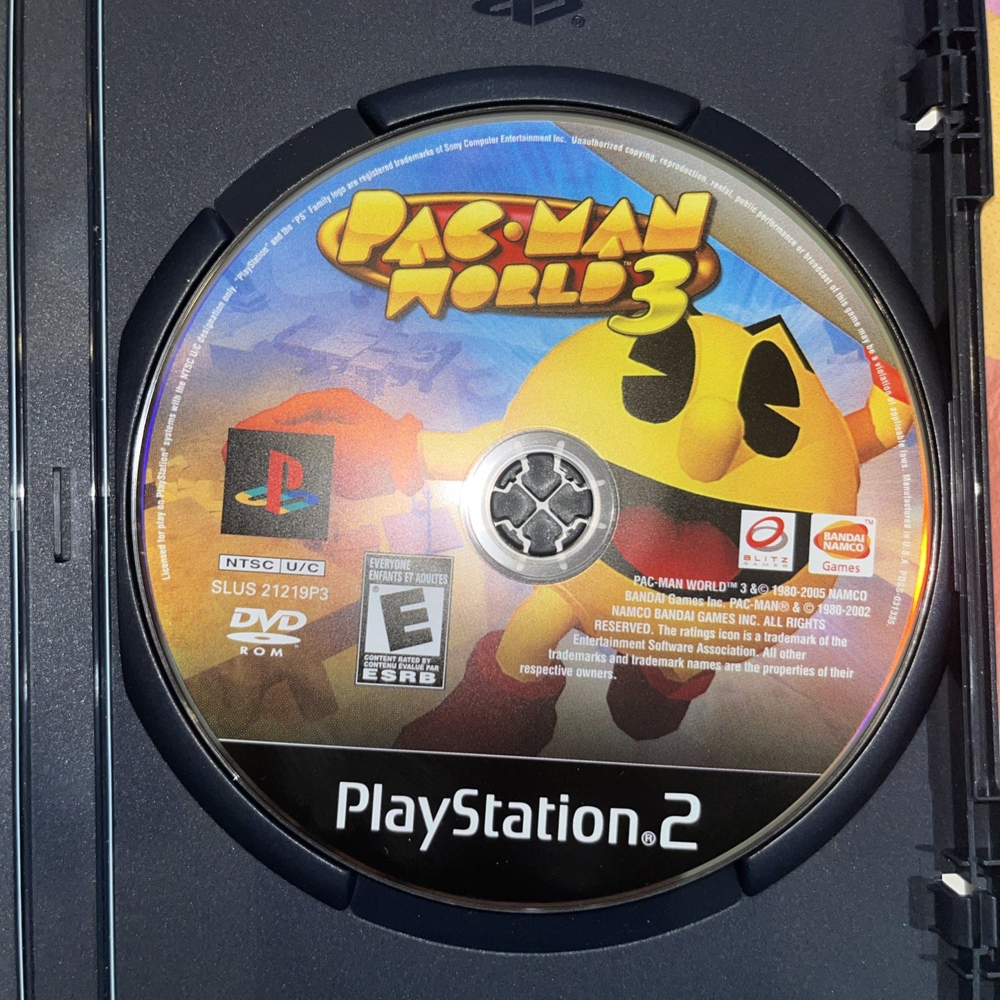 Pac-Man World 3 + PAC-Man World Rally Set  (PS2) Tested. Manuals +Original Cases