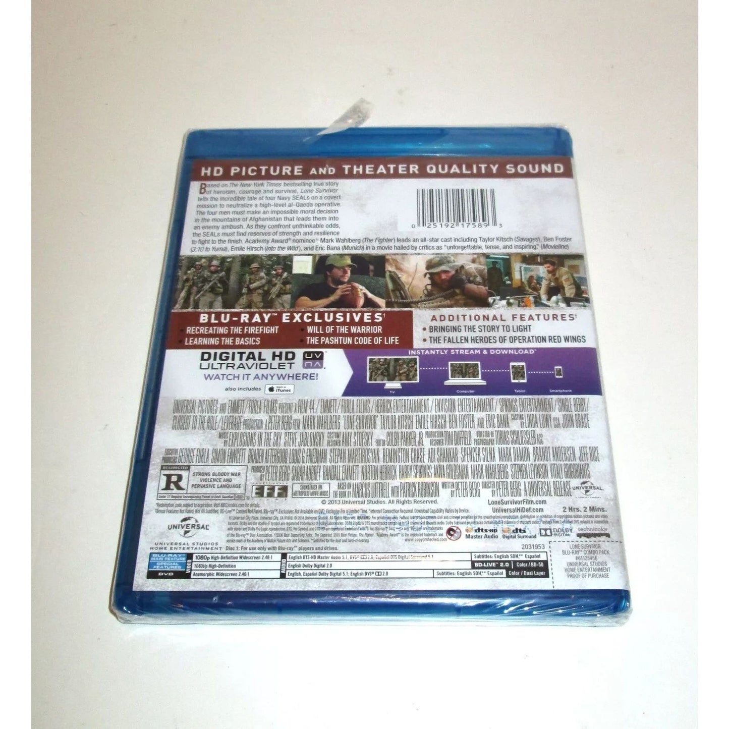 Lone Survivor (Bluray / DVD) Brand New
