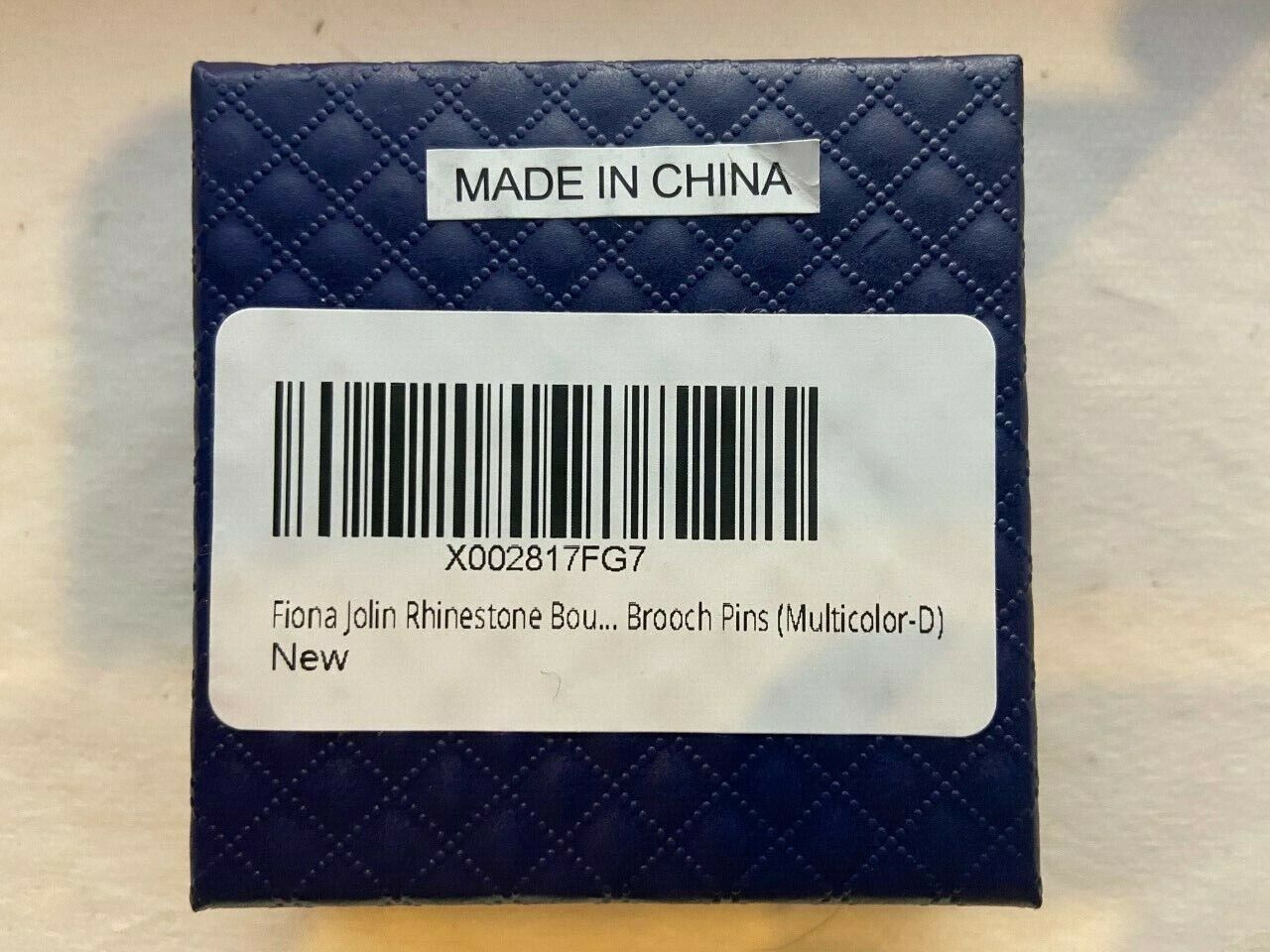 Fiona Jolin Multicolor Rhinestone Brooch Pin - New
