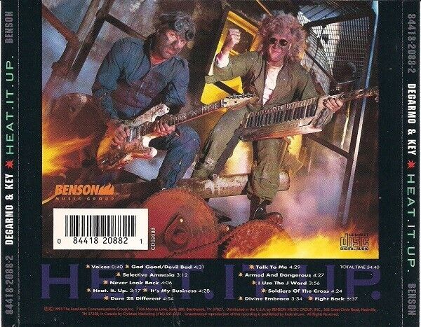 Heat It Up CD Degarmo & Key Soldiers of the Cross Fight Back Voices Christian US