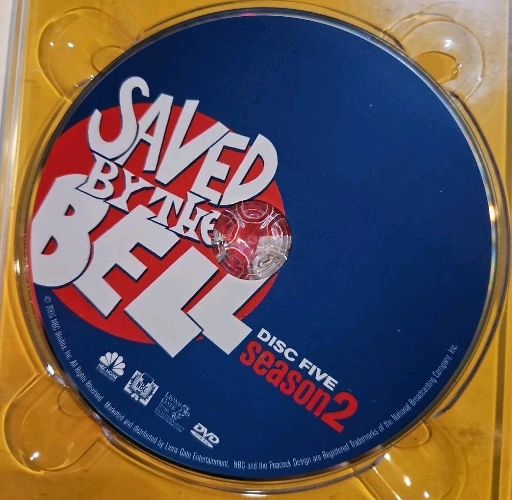 Saved By the Bell - Seasons 1  2 (DVD, 5-Disc Set) Tested. No Scratches