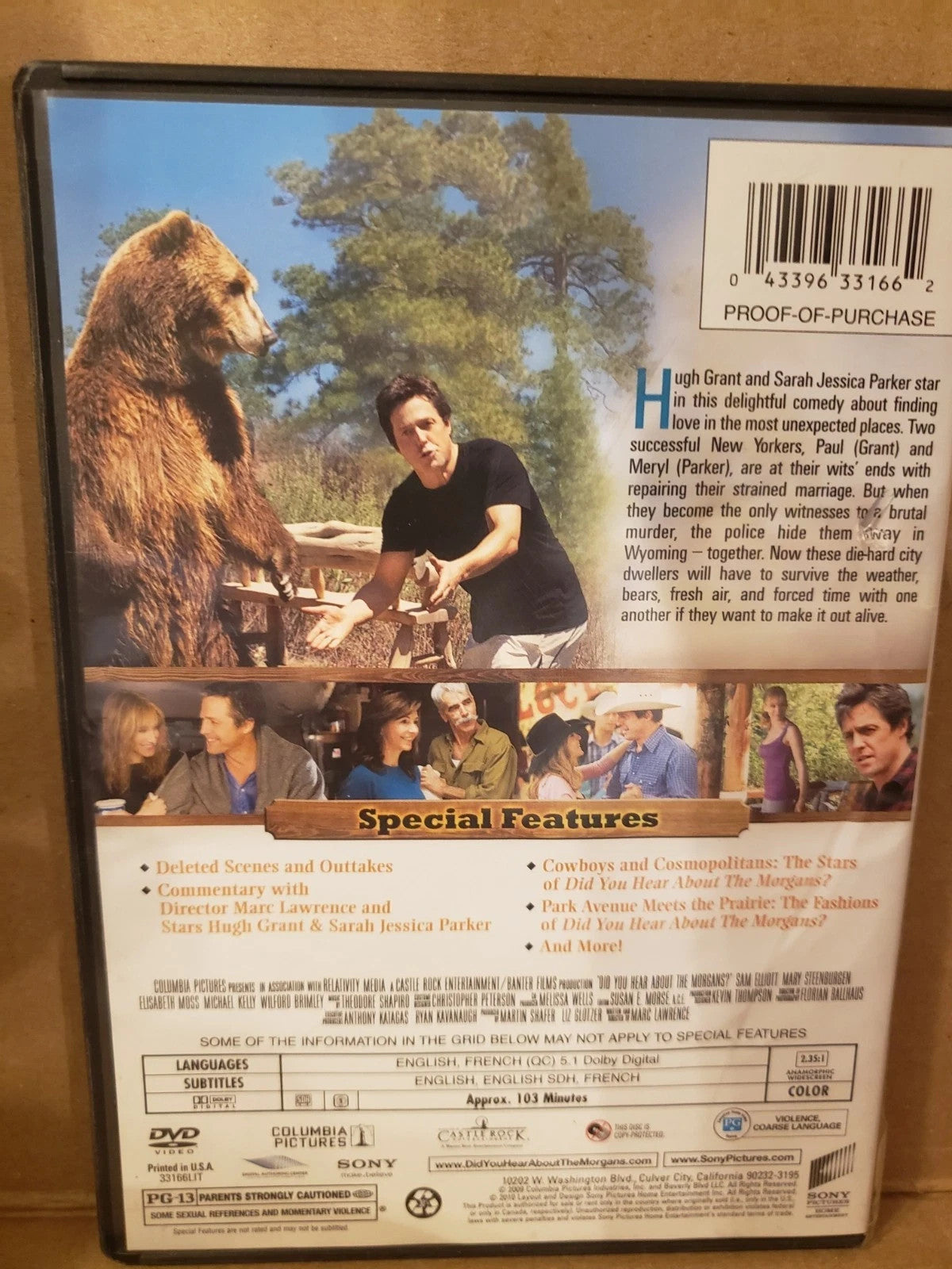 Did You Hear about the Morgans? (DVD, 2009)  TEsted