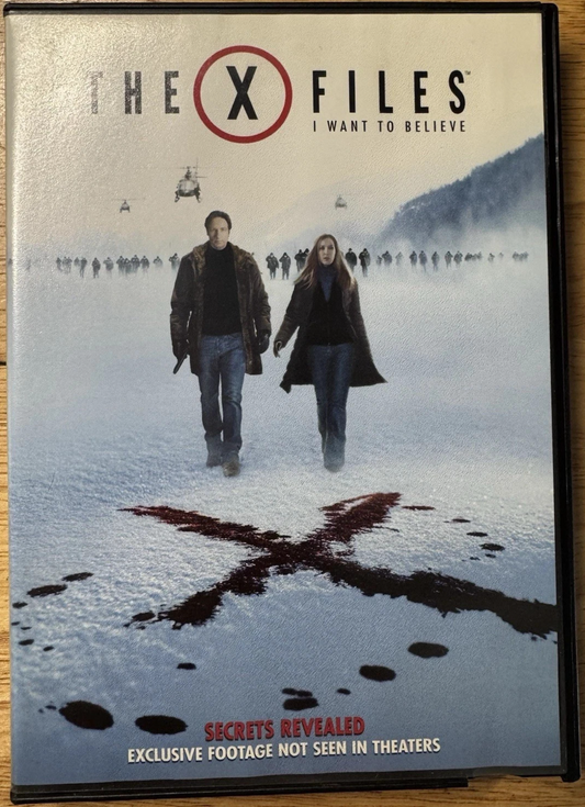 The X Files: I Want to Believe (DVD, 2008)  Tested. New case