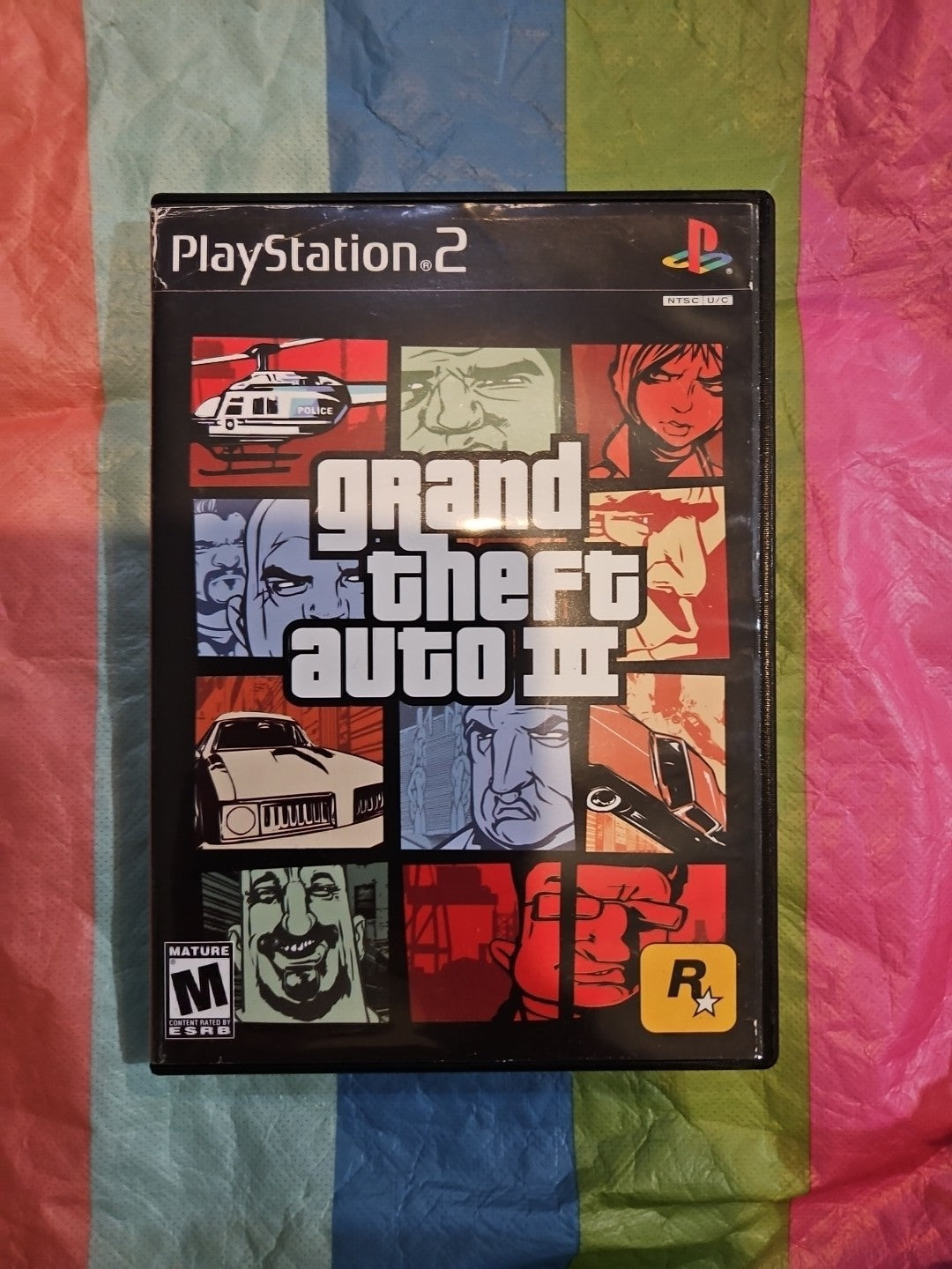 Grand Theft Auto 3 - Sony PlayStation 2. Liner Wear. Tested. No Scratches