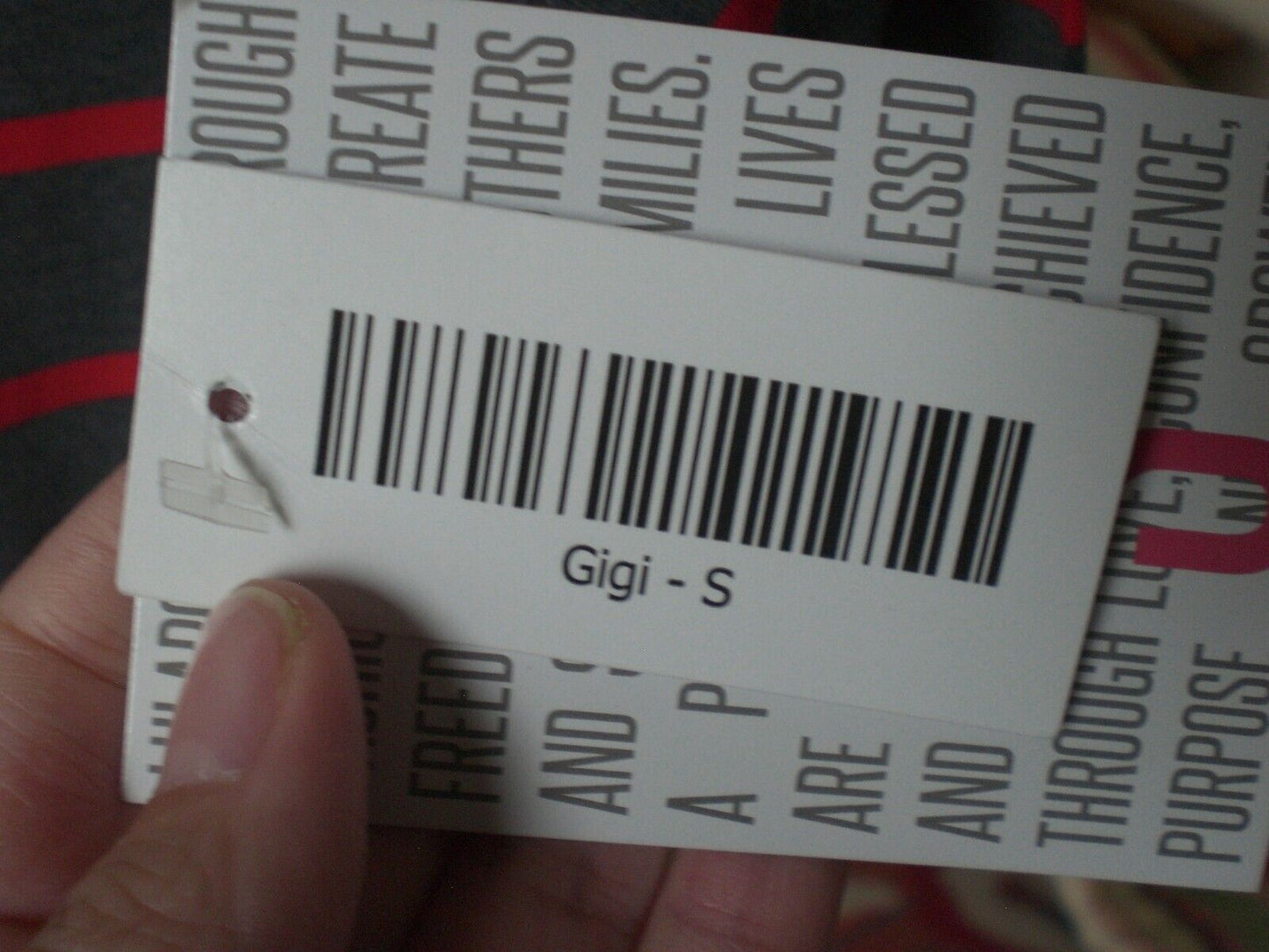 NWT LuLaRoe Gray Red Stripes GiGi Shirt Top Blouse SMALL