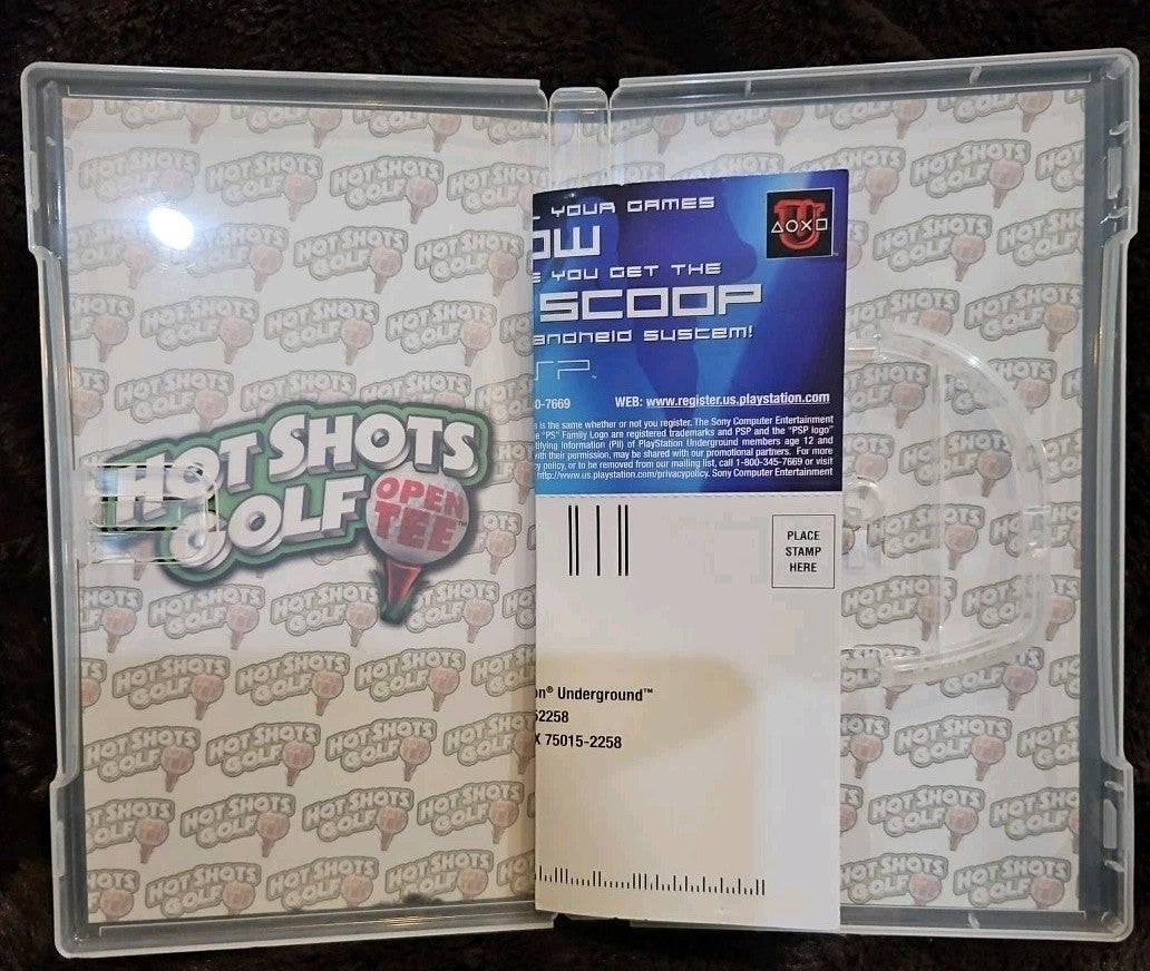 Hot Shots Golf: Open Tee (Sony PSP, 2005) No Game. Case. Box Art. No Manual
