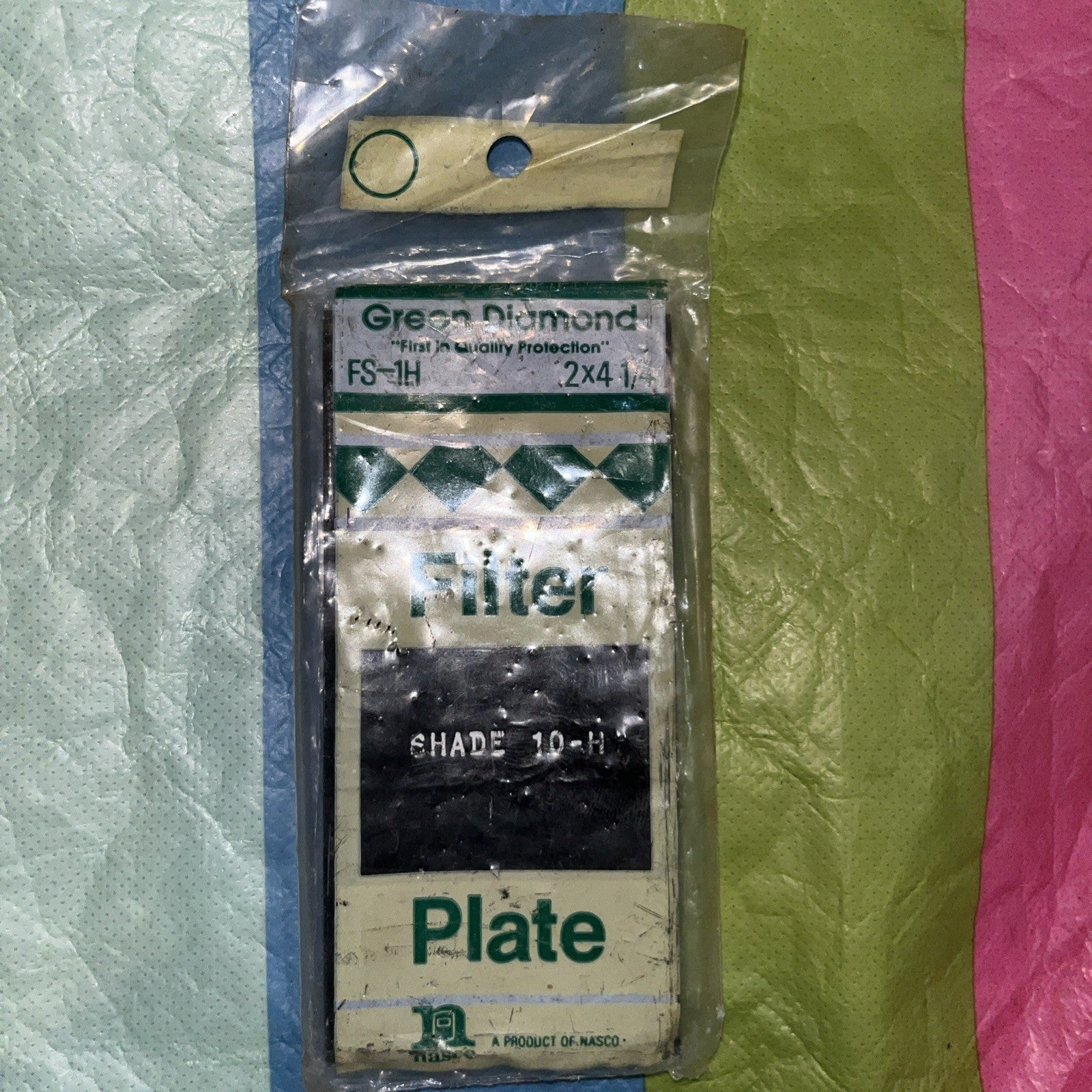 Green Diamond FS-1H filter shade 9-H  1/4 plate   welding protectors  Shade 10-4