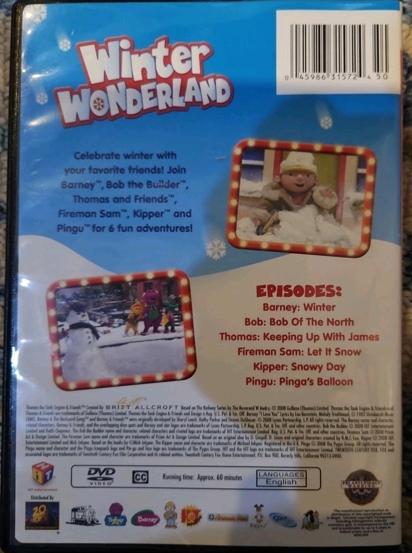 Winter Wonderland: Hit Favorites (DVD, 2007) New Sealed