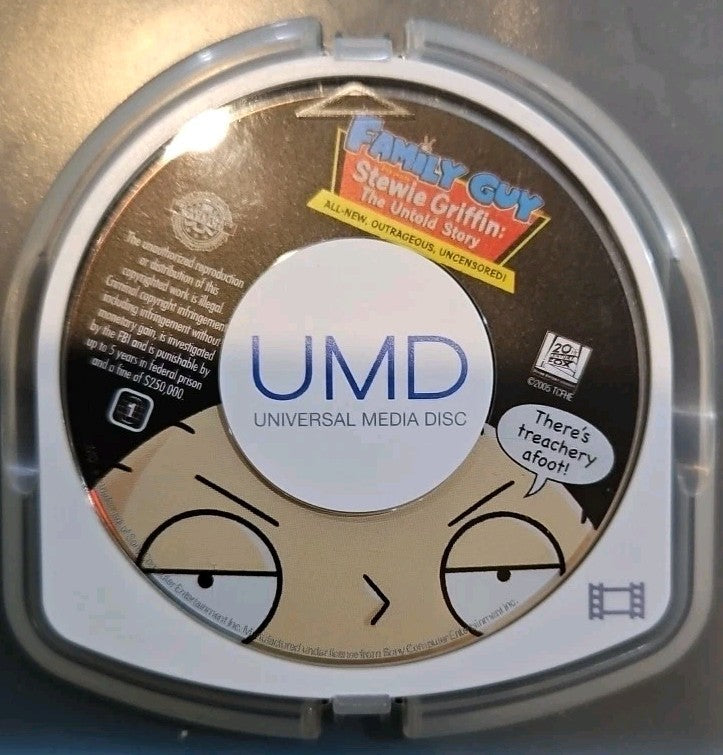 Family Guy Presents Stewie Griffin: Untold Story (UMD-Movie, 2005) Tested