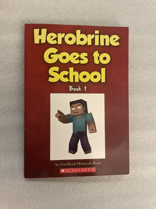 Minecraft Herobrine Paperback Books Lot of 3 Kids Chapter Reading Adventure