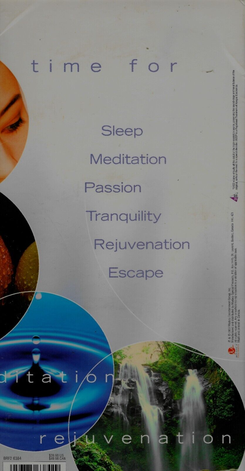 Time for Wellness 5 CD'S Meditation, Passion, Tranquility, Escape, Rejuvenation!