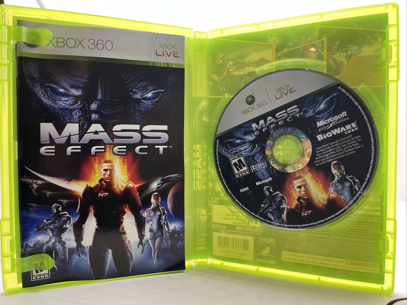 Mass Effect (Microsoft Xbox 360, 2007)