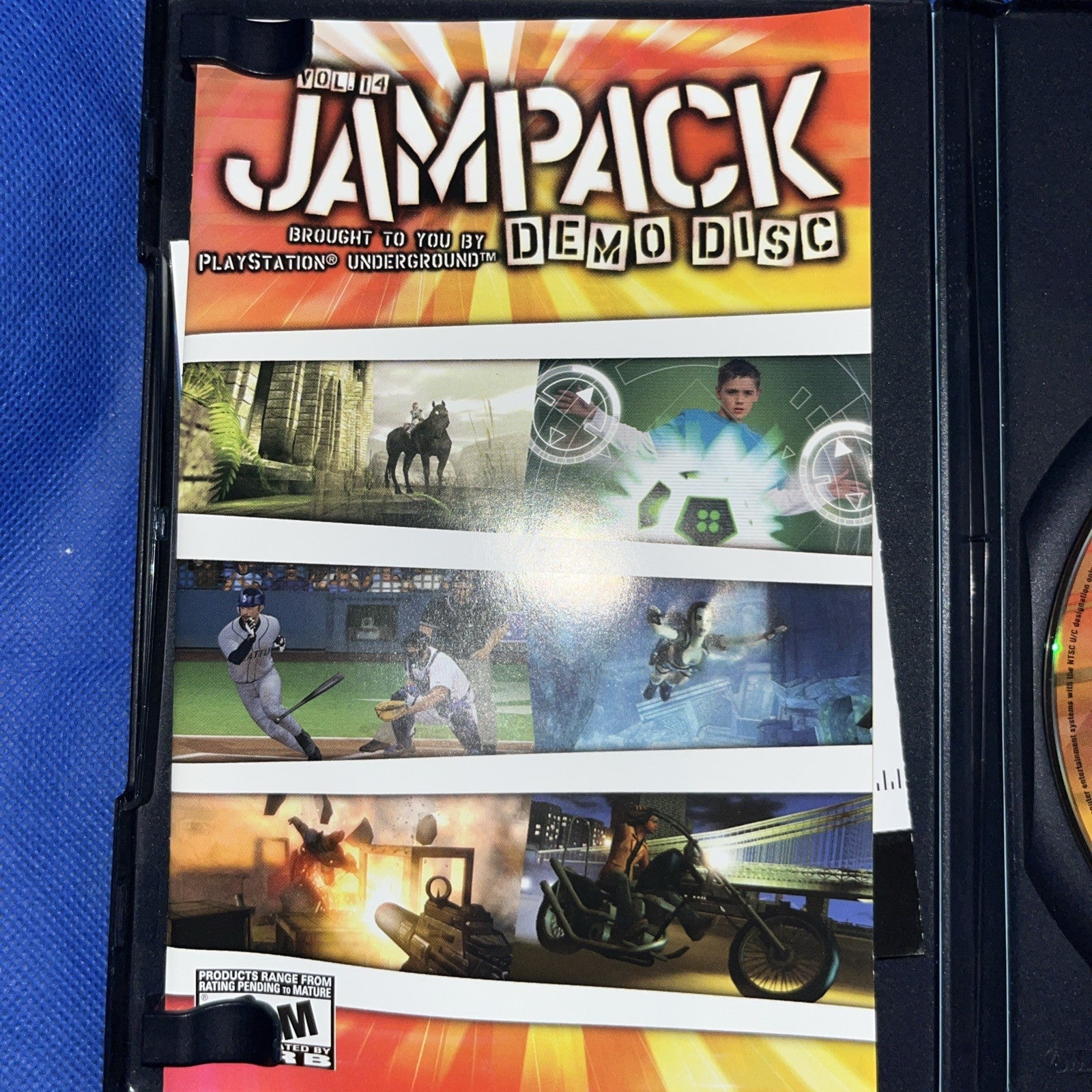 Jampack Vol. 14 RP-M Rating (PS2)  Mint. Tested. New Case. Resealed