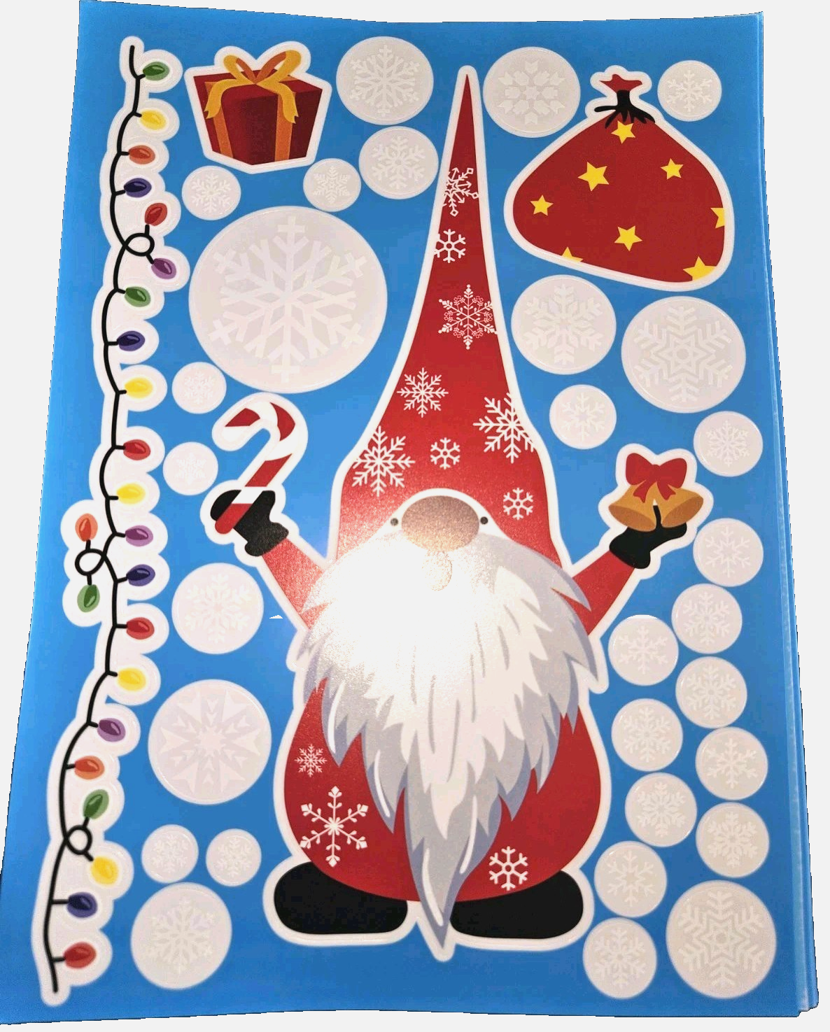 Christmas Spray & Cling Decals 8 Sheets -240 Decals