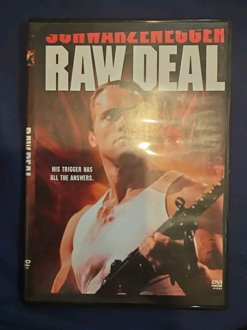 Raw Deal (DVD, 1986) Slimcase. Artwork Cropped. Tested