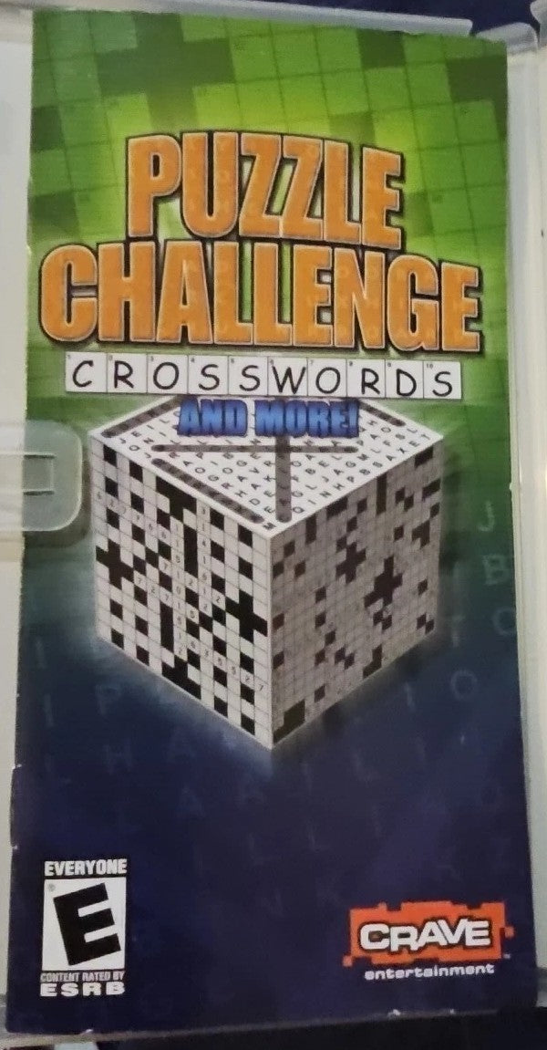 Puzzle Challenge Crosswords & More - PlayStation Portable (PSP) Tested