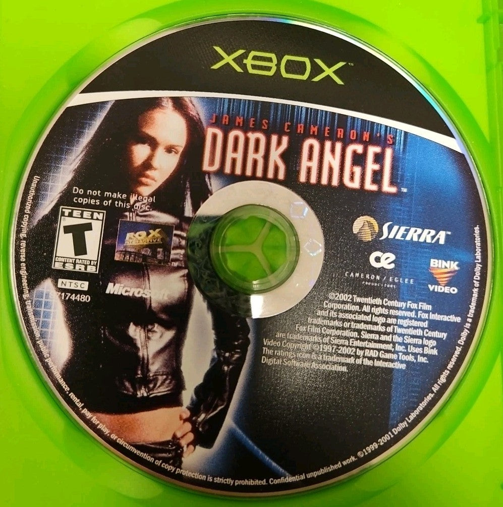 Dark Angel (Xbox) Tested. No Scratches. New Case