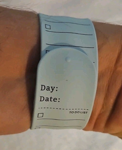 Slap Band Slap Bracelet 8"Ruler and To Do List