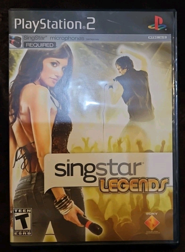 Singstar Legends - Sony PlayStation 2. No Game. Case + Manual + Box Art ONLY
