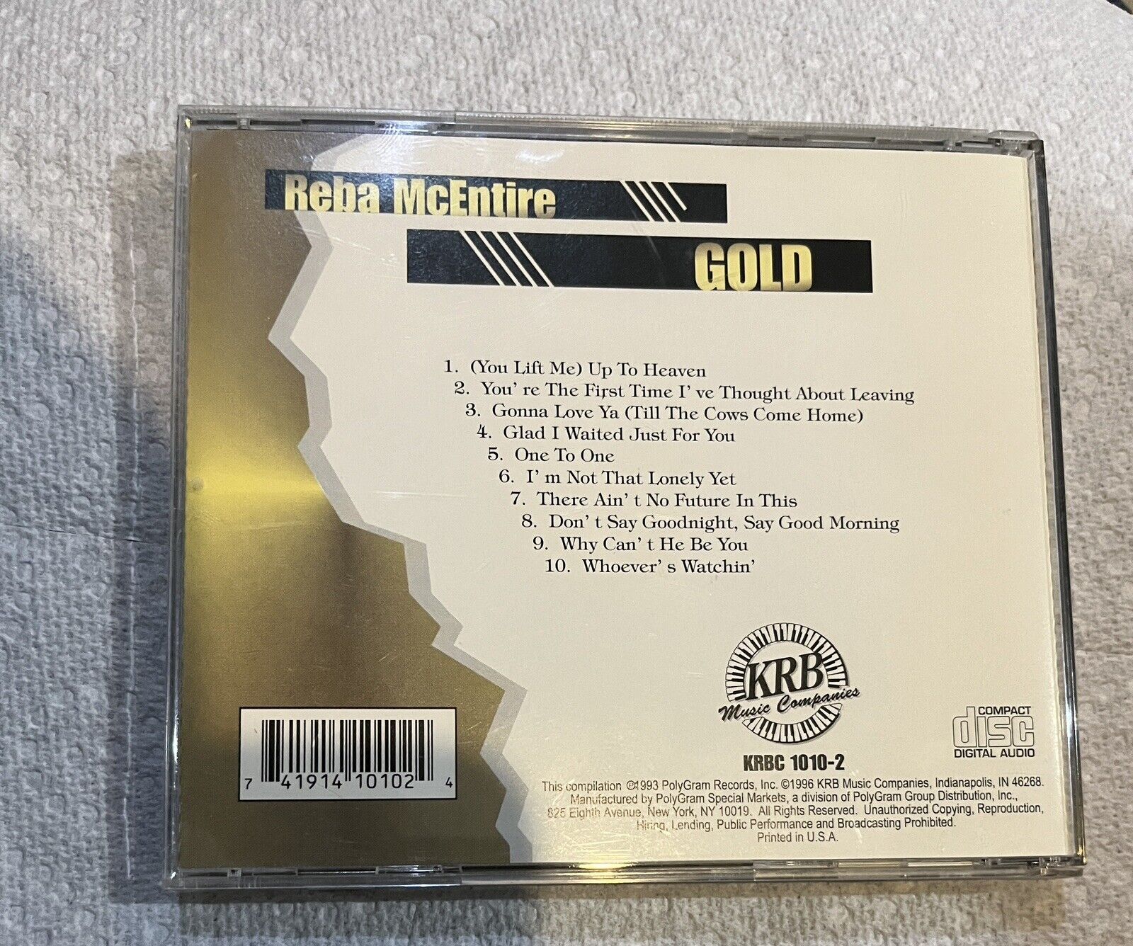 Reba McEntire – Gold CD KRB Music Co.