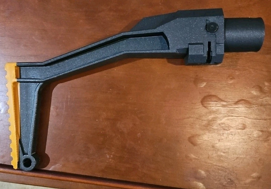 Nerf Blaster Gun Dart Tag Quick 16 Pump Action 1G 11" Removable 3D Printed Stock