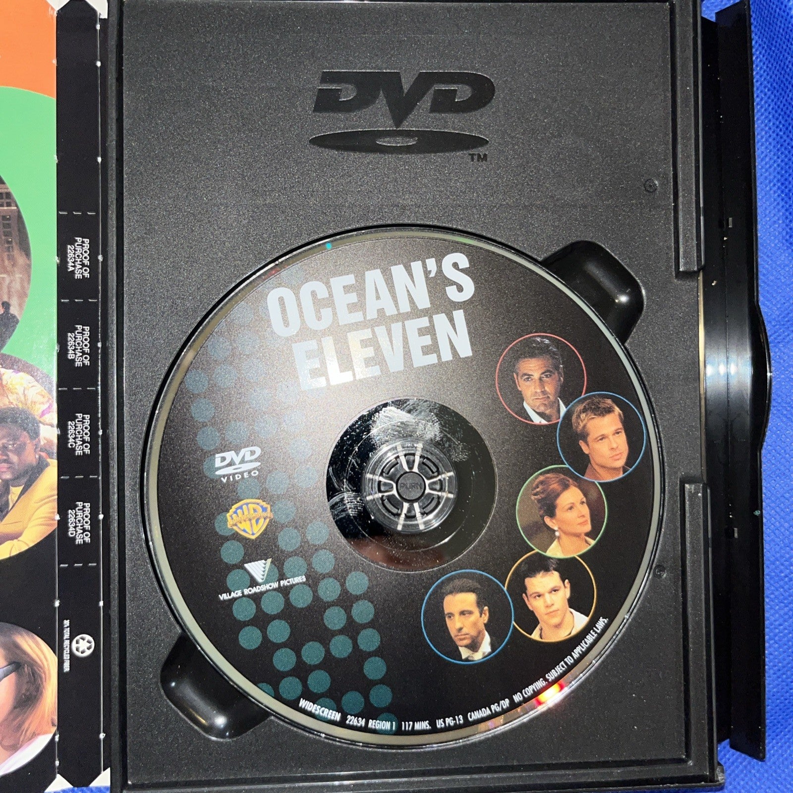 Oceans Eleven (DVD, 2002, Widescreen) Tested