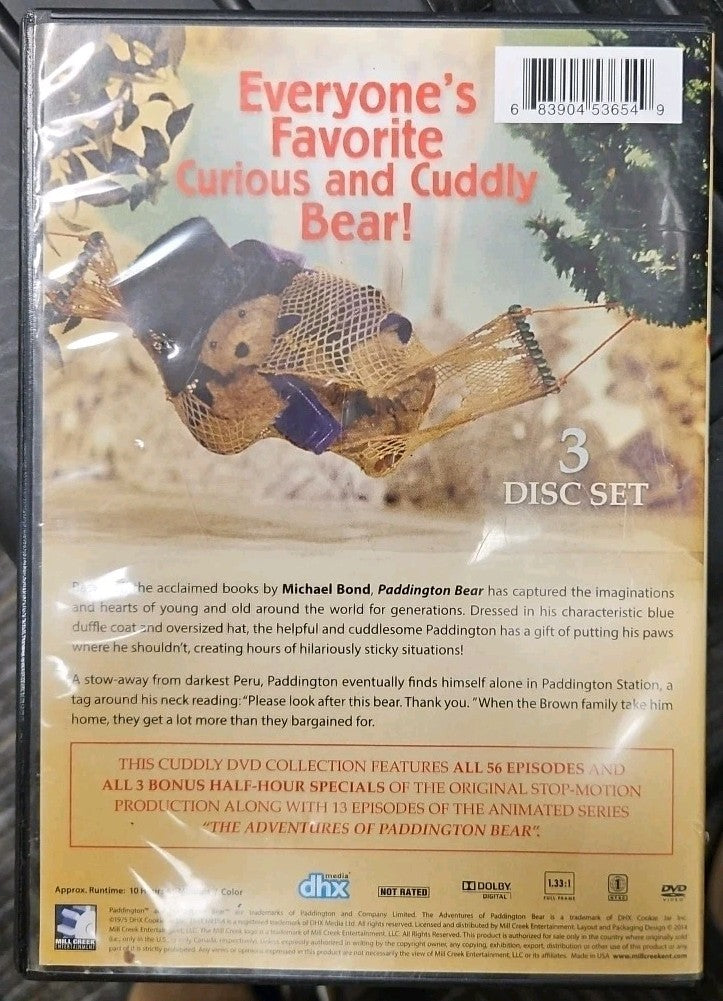 Paddington Bear: Collector's Edition Dvd (DVD) New Sealed