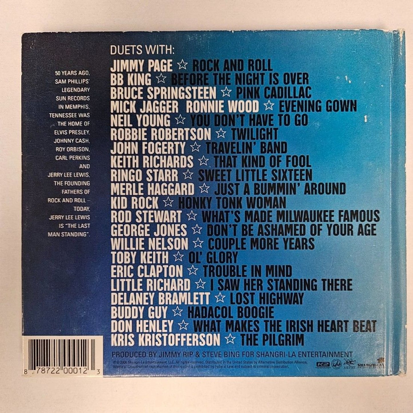 Jerry Lee Lewis - Last Man Standing (CD) booklet included