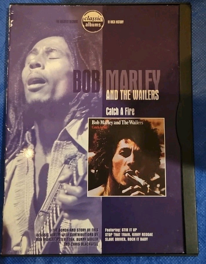 Bob Marley Catch a Fire (DVD) In Factory Cardboard/Plastic Snap Case. Tested